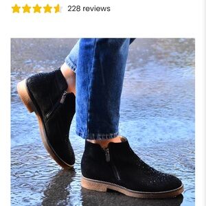 Black Suede Ankle Boots
